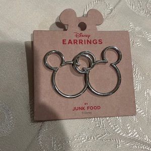 Mickey earrings junk food